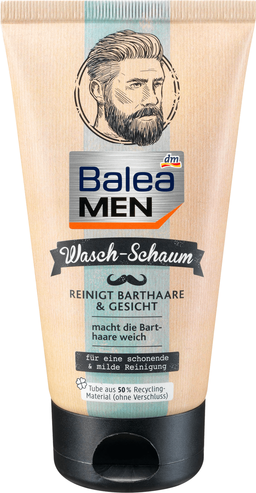 Balea MEN Beard-Wash Foam, 150 Ml