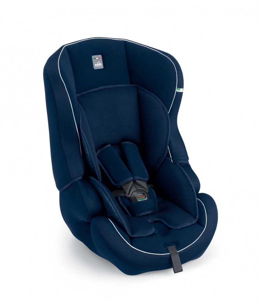 CAM Il mondo del bambino Travel Evolution Child Seat (9-36 kg) Blue/White Stitching Design