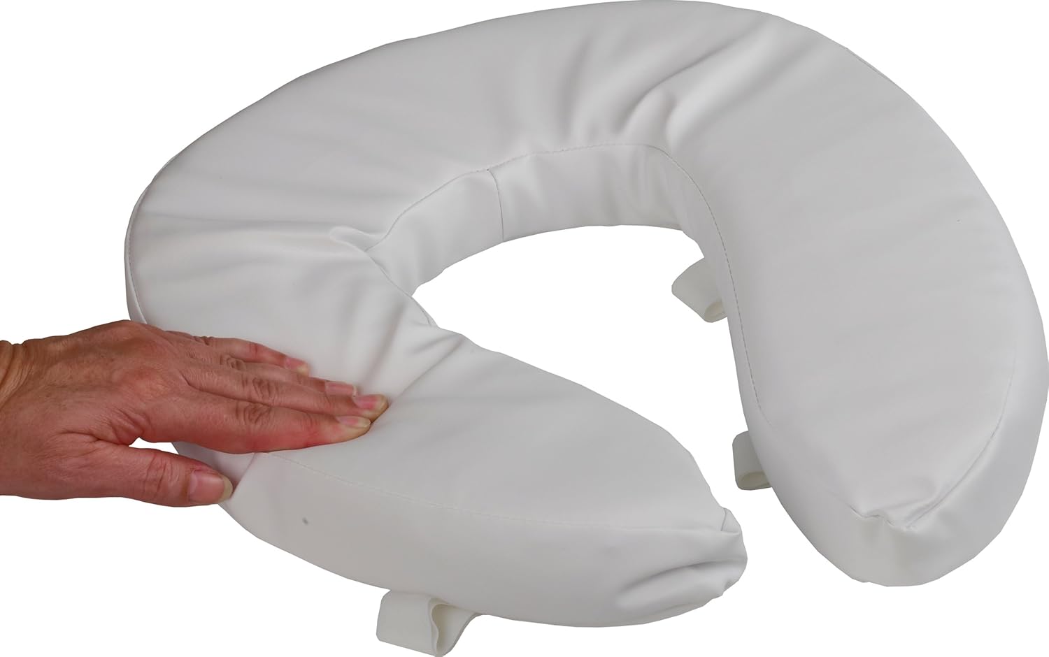 NRS Healthcare Soft Padded Raised Toilet / Commode Seat - 50mm (2") (Eligible for VAT relief in the UK)