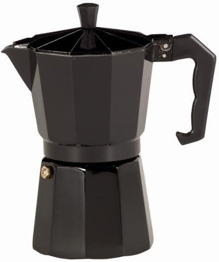 Krüger Italiano Nero 502S Espresso Maker Size 6 T Aluminium Black