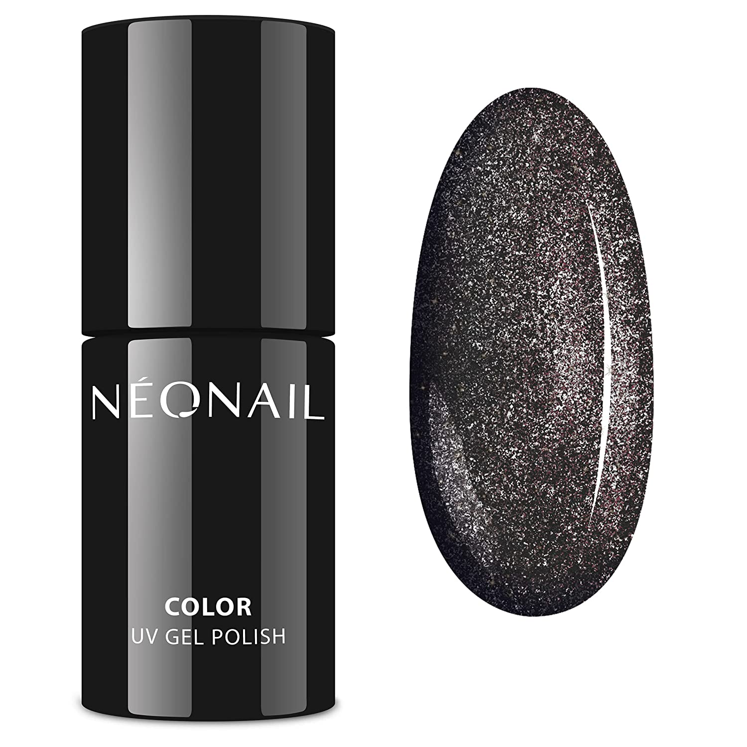 NEONAIL Black UV Nail Polish 7.2 ml Crazy Vegas UV LED 8887-7, ‎crazy