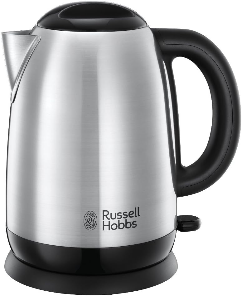 Russell Hobbs Store Russell Hobbs 23912-70 Adventure Kettle, 1.7 L, 2400 W, Quick-Boil Function, Stainless Steel, Removable Limescale Filter, Optimised Spout, Capacity Marking, Tea Maker