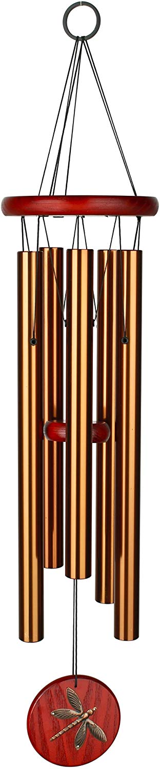 Woodstock Chimes Dragonfly Habitats Chime - Bronze