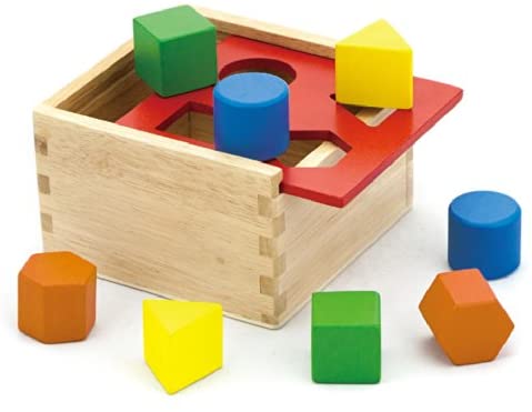 VIGA New Classic Toys Shape Sorting Cube With 8-Blocks