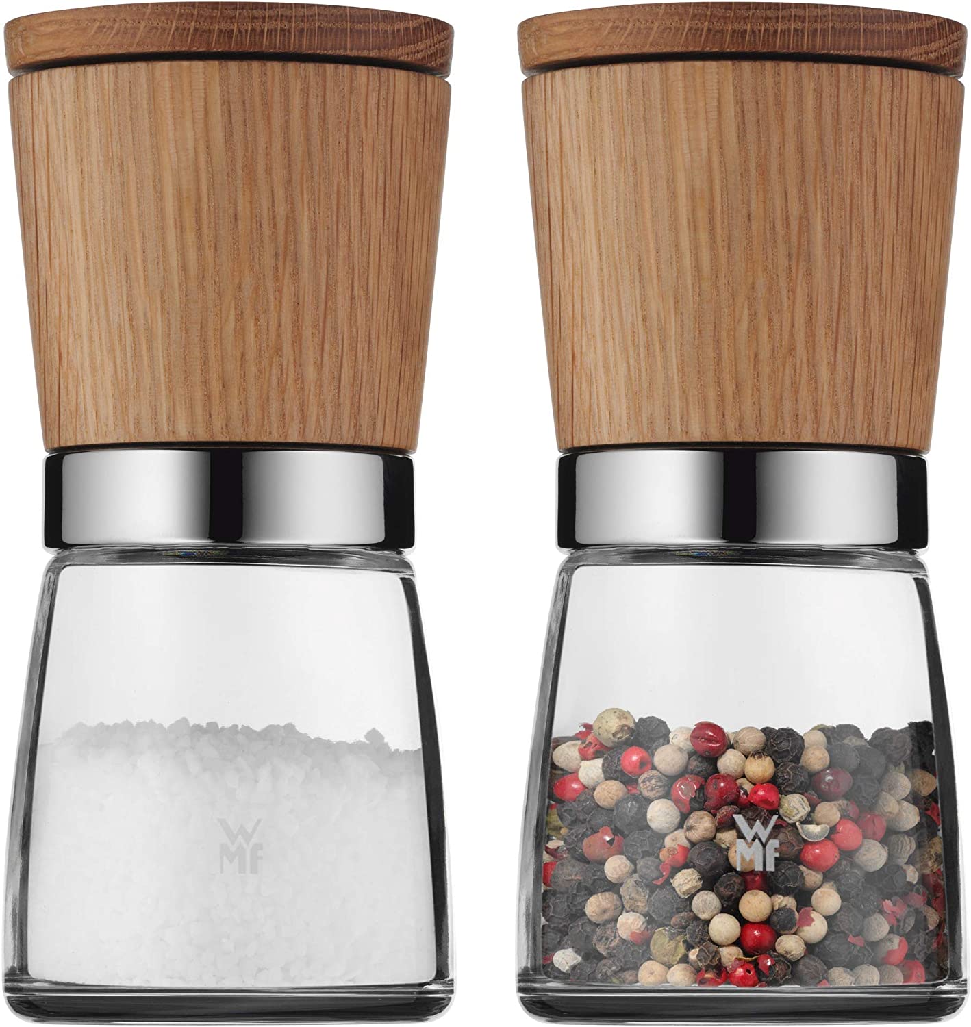 WMF 0652314500 Salt and Pepper Mills Set of 2 Wooden