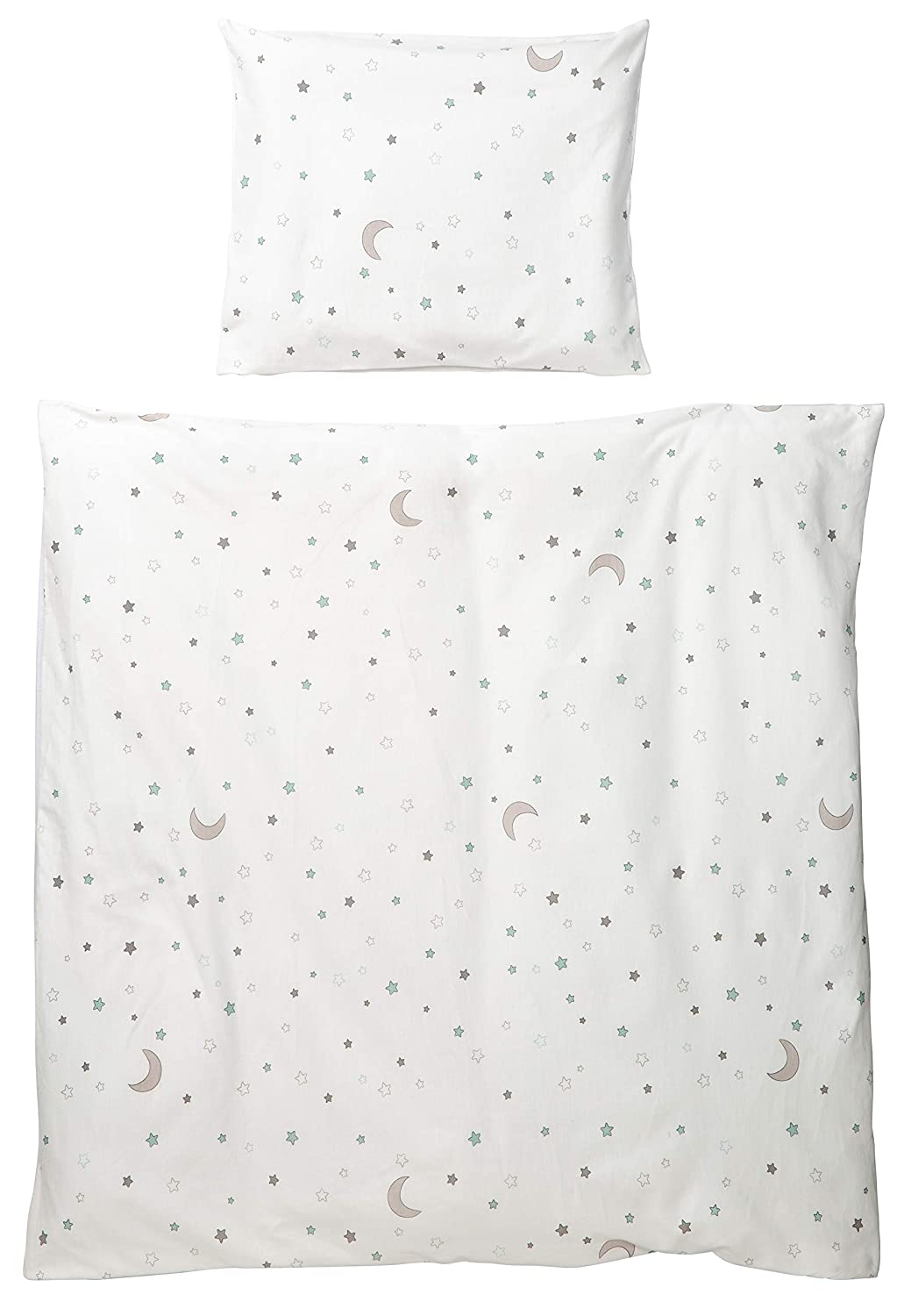 roba Cradle Bed Linen Made from 100% Cotton Jersey \'Stars Magic\' 80 x 80 cm