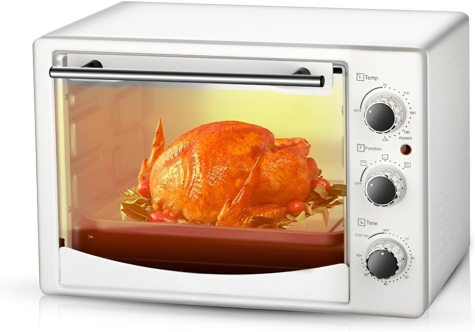Smart Electric Oven with Large Capacity and Top and Bottom Heating for Baking and Cooking at Home