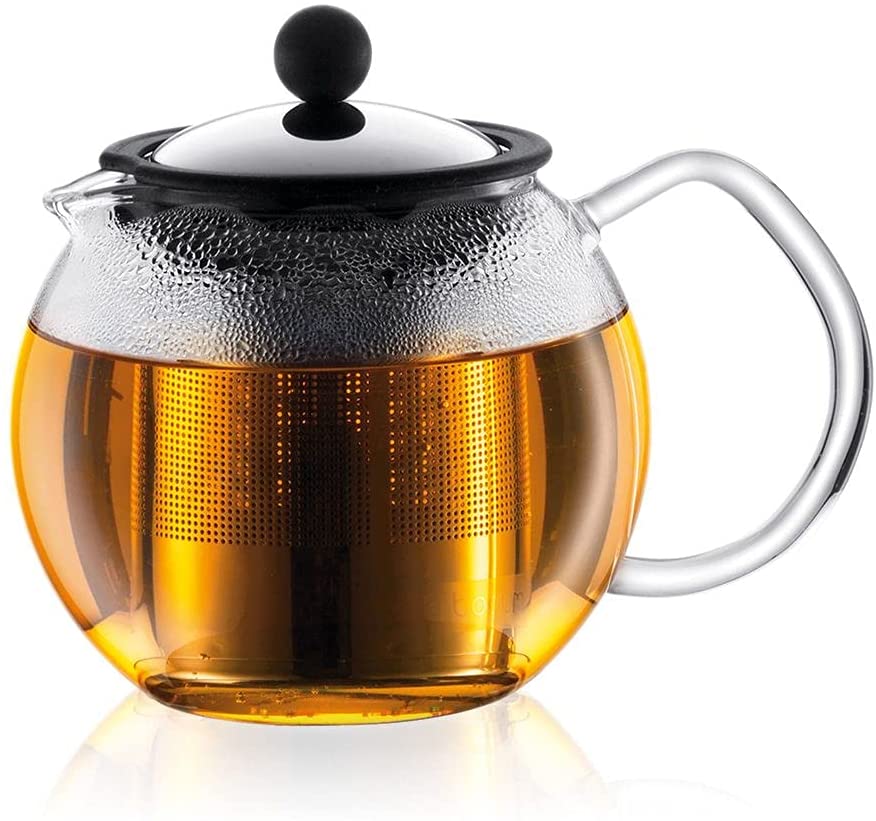 Bodum Assam Tea Maker (French Press System, Permanent Stainless Steel Filter)