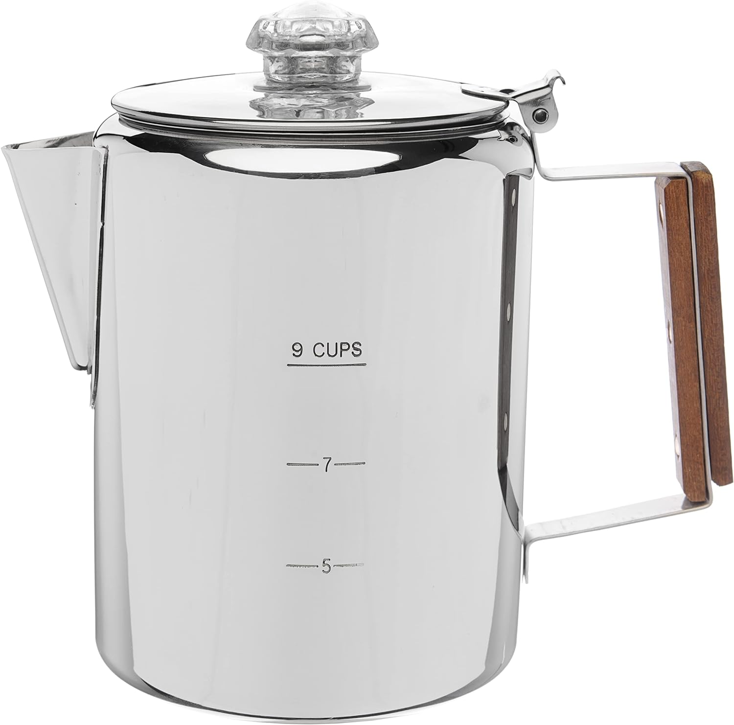 Coletti Bozeman Coffee Maker, Percolator Coffee Pot, Stove Coffee Maker, Camping Coffee Machines, Percolator Coffee Pot for Stove, Camp Coffee Pot