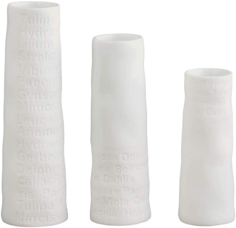 Rader Räder Room Poetry Mini Vases Set of 3