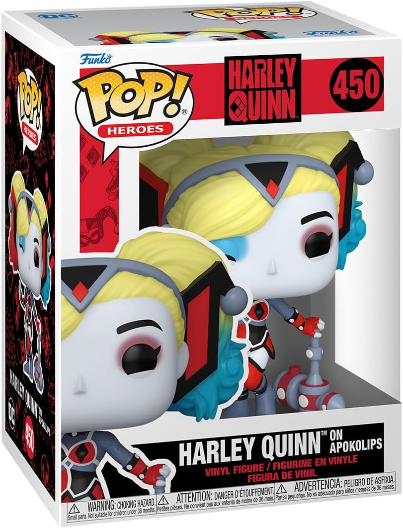 Funko Pop! Heroes: DC - Harley Quinn - (Apokolips) - Vinyl Collectible Figure - Gift Idea - Official Merchandise - Toy for Children and Adults - Comic Books Fans - Model Figure for Collectors
