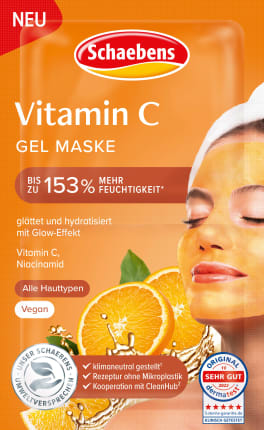 Schaebens Facial gel mask vitamin C (2x5 ml), 10 ml