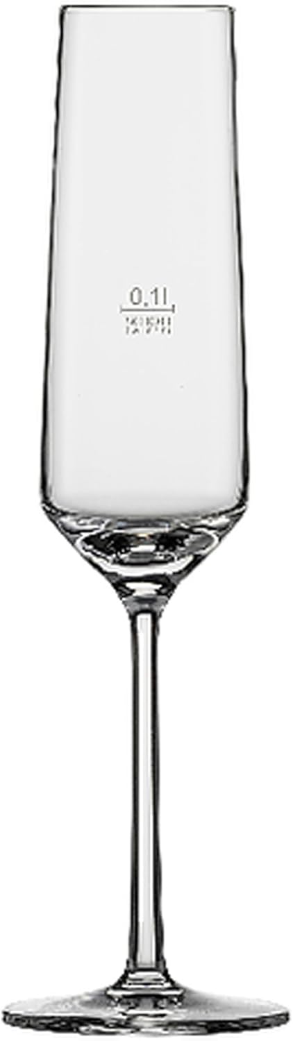 Schott Zwiesel Pure Champagne Glass, Transparent, 23.2 x 16.2 x 26.4 cm, 6 Units