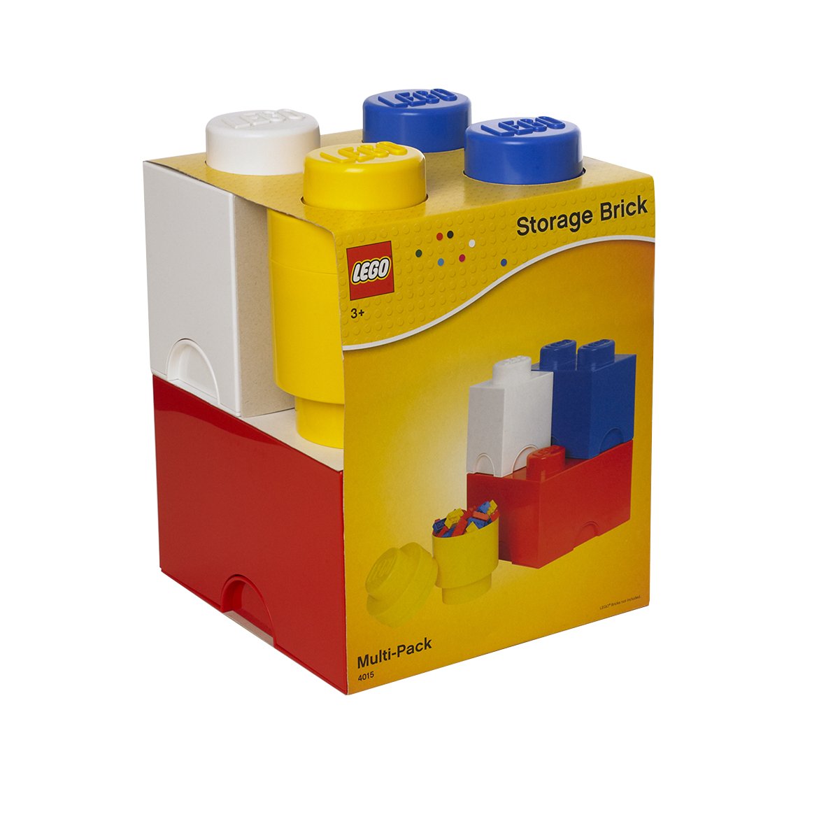 Room Copenhagen Rc40150001 Lego Storage Brick Multi-Pack Classic