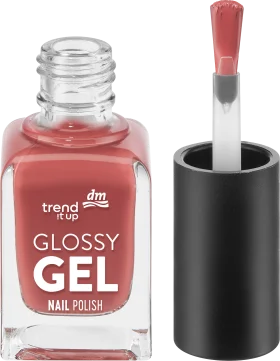 trend !t up Nail polish Glossy Gel 240 Red Brown, 11 ml