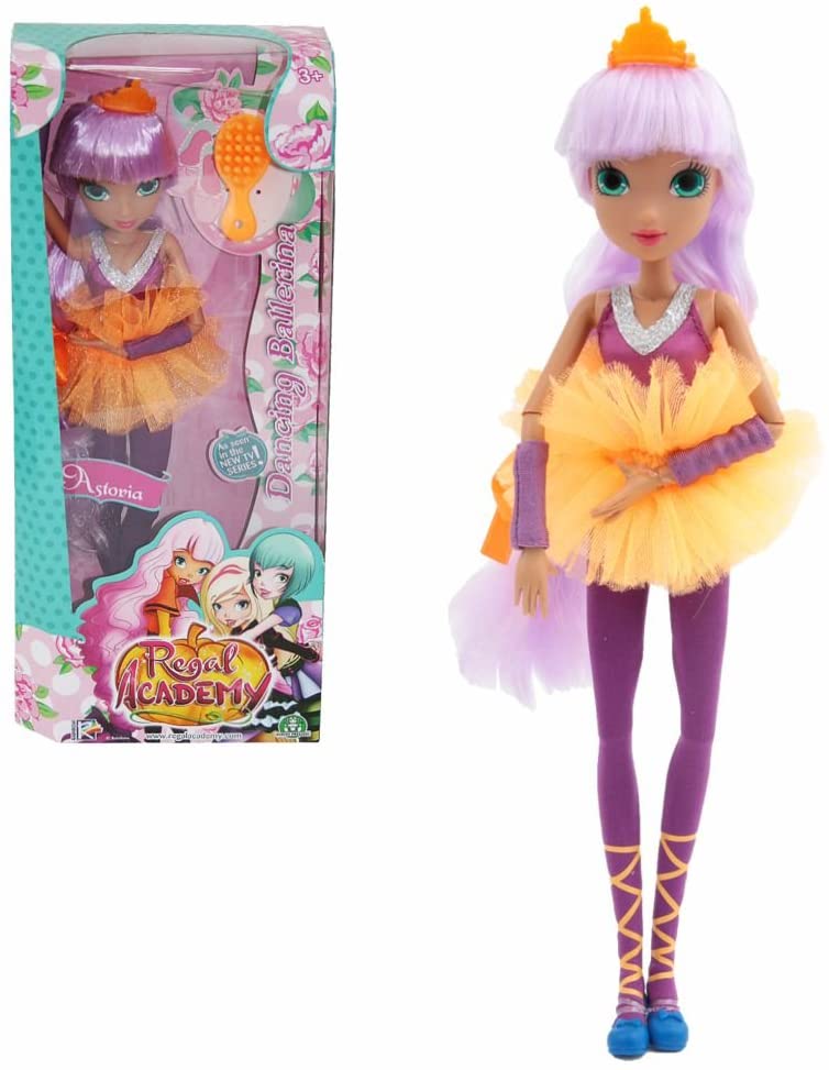 Regal Academy Witty Toys Astoria | Refillable | Dancing Ballerina Fashion Doll | Shelf Gi