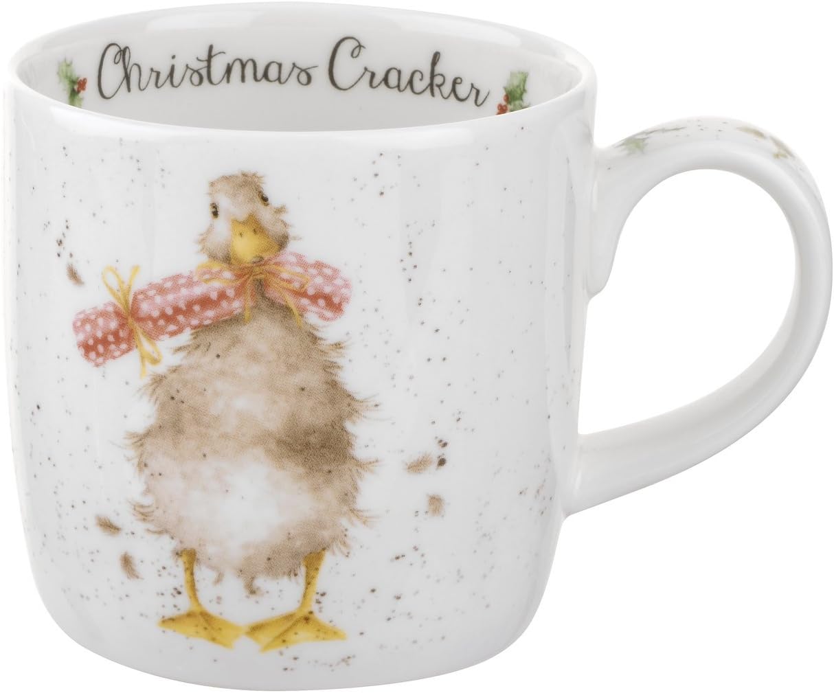 Wrendale by Royal Worcester Mug - Christmas Cracker, Multi colour