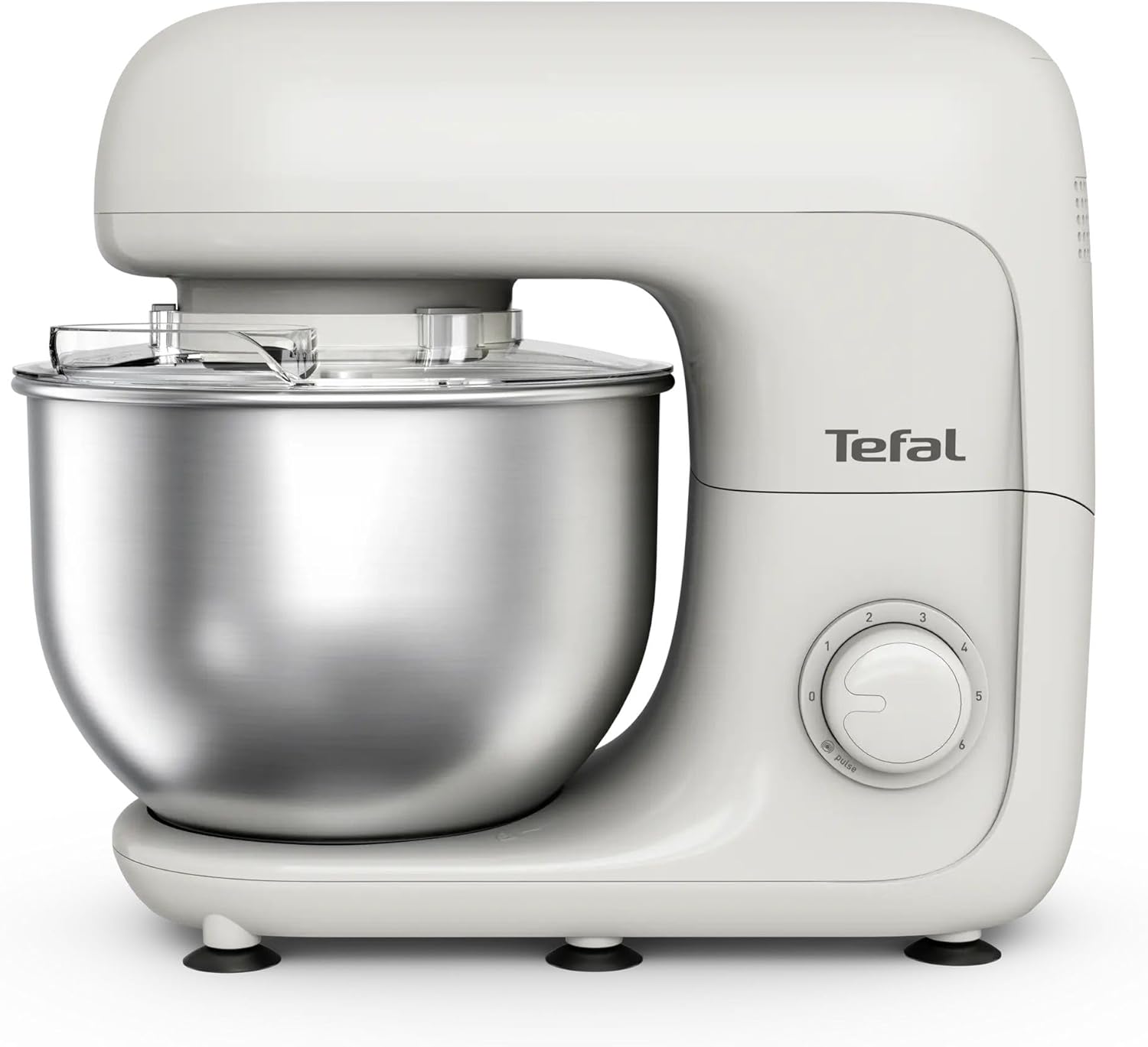 Tefal Bake Essential QB160138 Food Processor, 4.8 L Stainless Steel Bowl, Mixer, Baking Kit, Dough Kneading Machine with 800 W, Creamy and Homogeneous Results, Perfect Kneading, Rise,