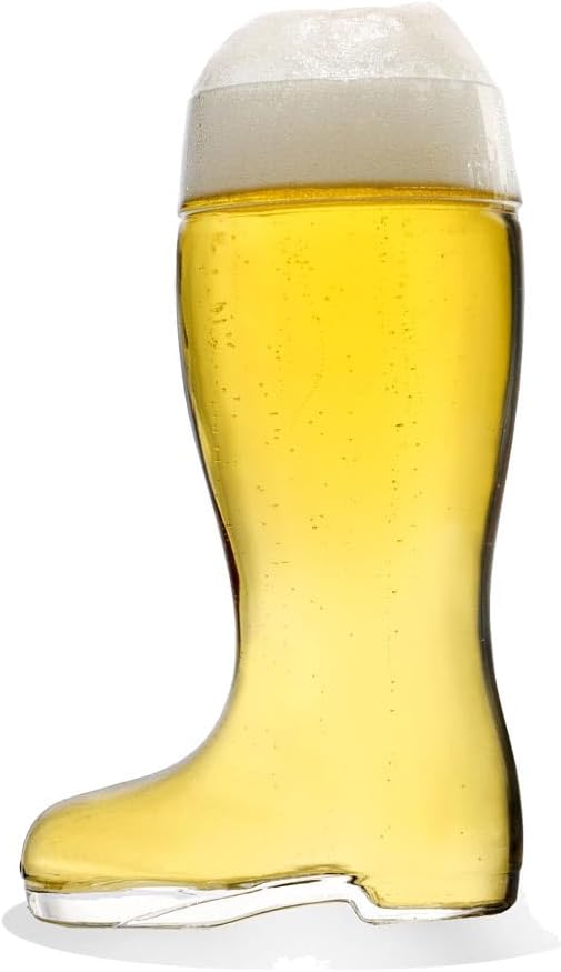 Stölzle Lausitz Store Stölzle Lausitz Beer Boots 250 ml I Elegant Beer Glasses 0.25 L I Dishwasher Safe I Elegant Lead-Free Crystal Glass I Very Shatter-resistant I High-Quality Glasses I Boot Glass