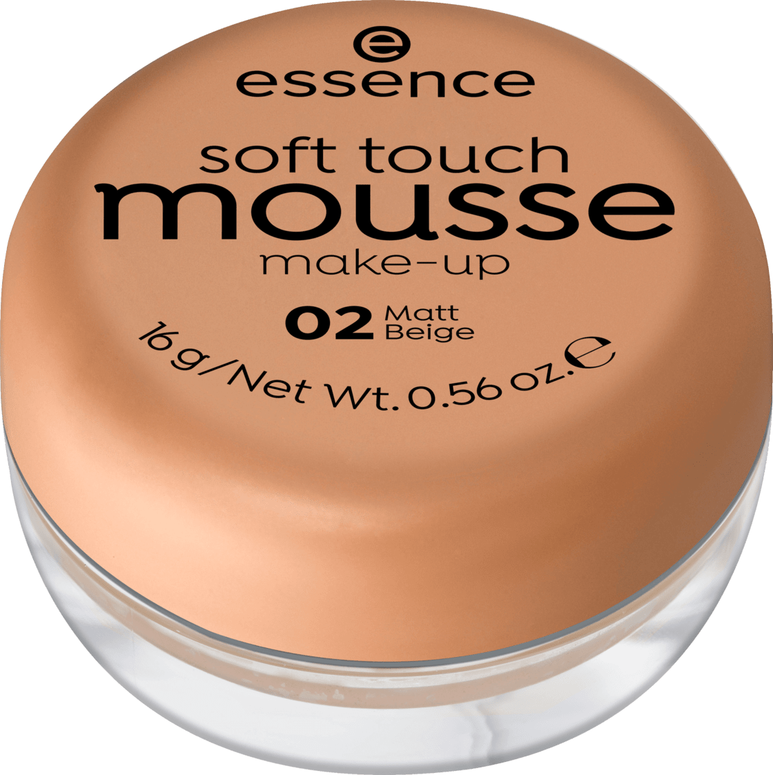 essence cosmetics Make-Up Soft Touch Mousse Matt Beige 02, 16 G