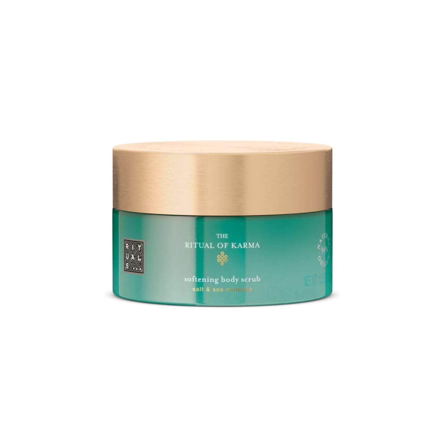 RITUALS Body Scrub The Ritual of Karma - Body Scrub with Lotus, White Tea, Salt and Sea Minerals - 94% Ingredients of Natural Origin - 300g