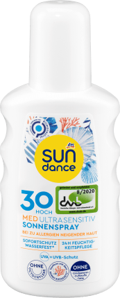 SUNDANCE Sun spray, MED ultra sensitive, SPF 30, 200 ml
