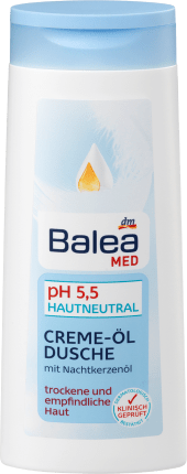 Balea MED Shower gel pH 5.5 skin-neutral cream oil shower, 300 ml