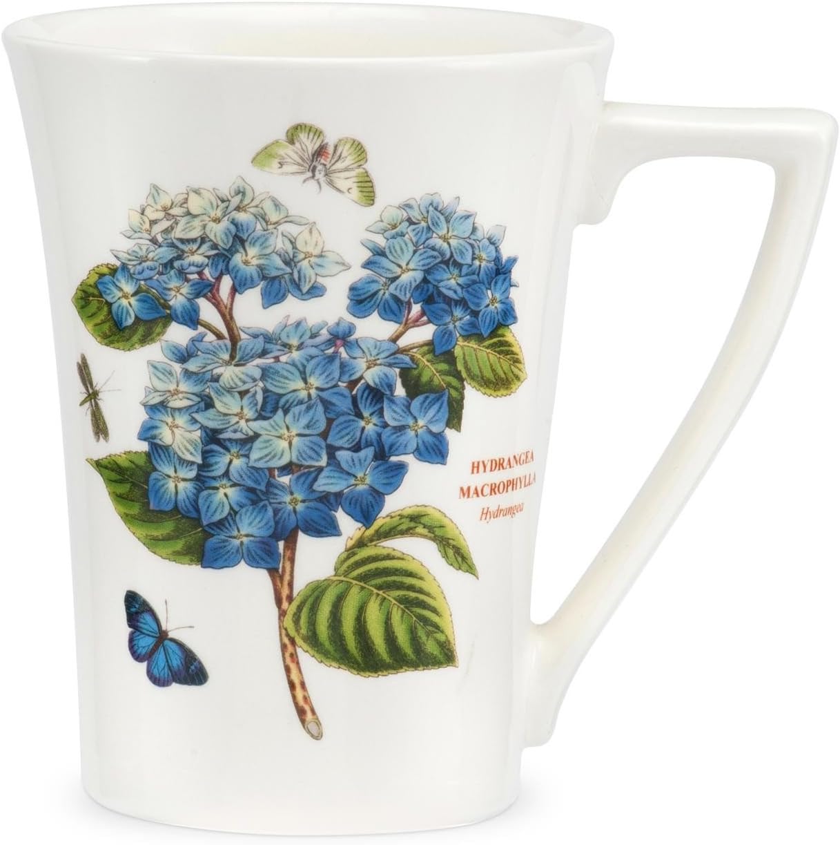 Portmeirion Botanic Garden Mandarin Mug, Hydrangea, Stoneware, 0.28 Litre Coffee Mug