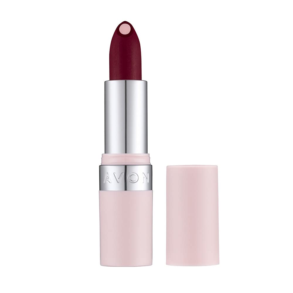 Avon Hydramatic Lipstick Garnet with Hyaluronic Core for Moisturising and Plumping Lips, Available in 15 Shades, 3.6 g