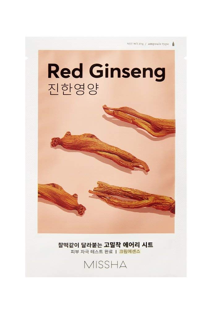 MISSHA Pure Source Cell Sheet Mask Red Ginseng Face Mask 1 Piece
