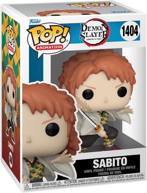 Funko Pop! Animation: Demon Slayer - Sabito - (No Mask) - Vinyl Collectible Figure - Gift Idea - Official Merchandise - Toys For Children and Adults - Anime Fans - Model Figure For Collectors