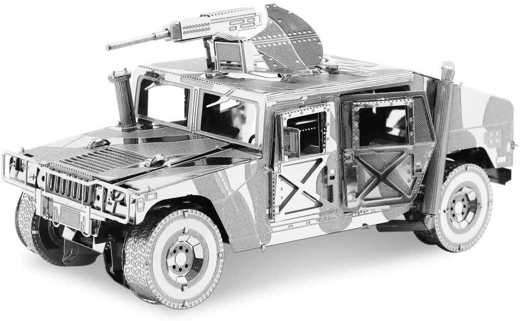 HQ Windspiration Fascinations Metal Earth Icx008 502892 Humvee Construction Toy 2 Metal Boar