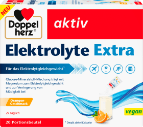 Doppelherz Electrolyte extra portion bag 20 ST, 110 g