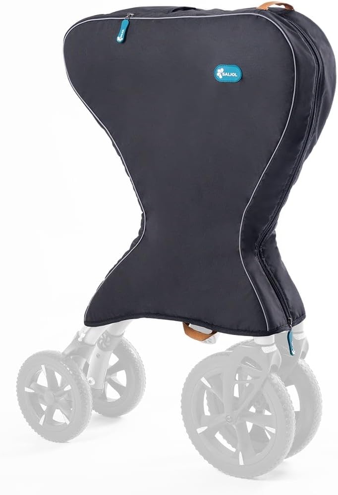 Saljol Carry Bag Accessories for Saljol Allround and Carbon Rollator Black Protection during Transport