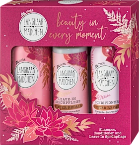 Langhaarmadchen Gift set Christmas hair care winter 3 pieces, 1 piece