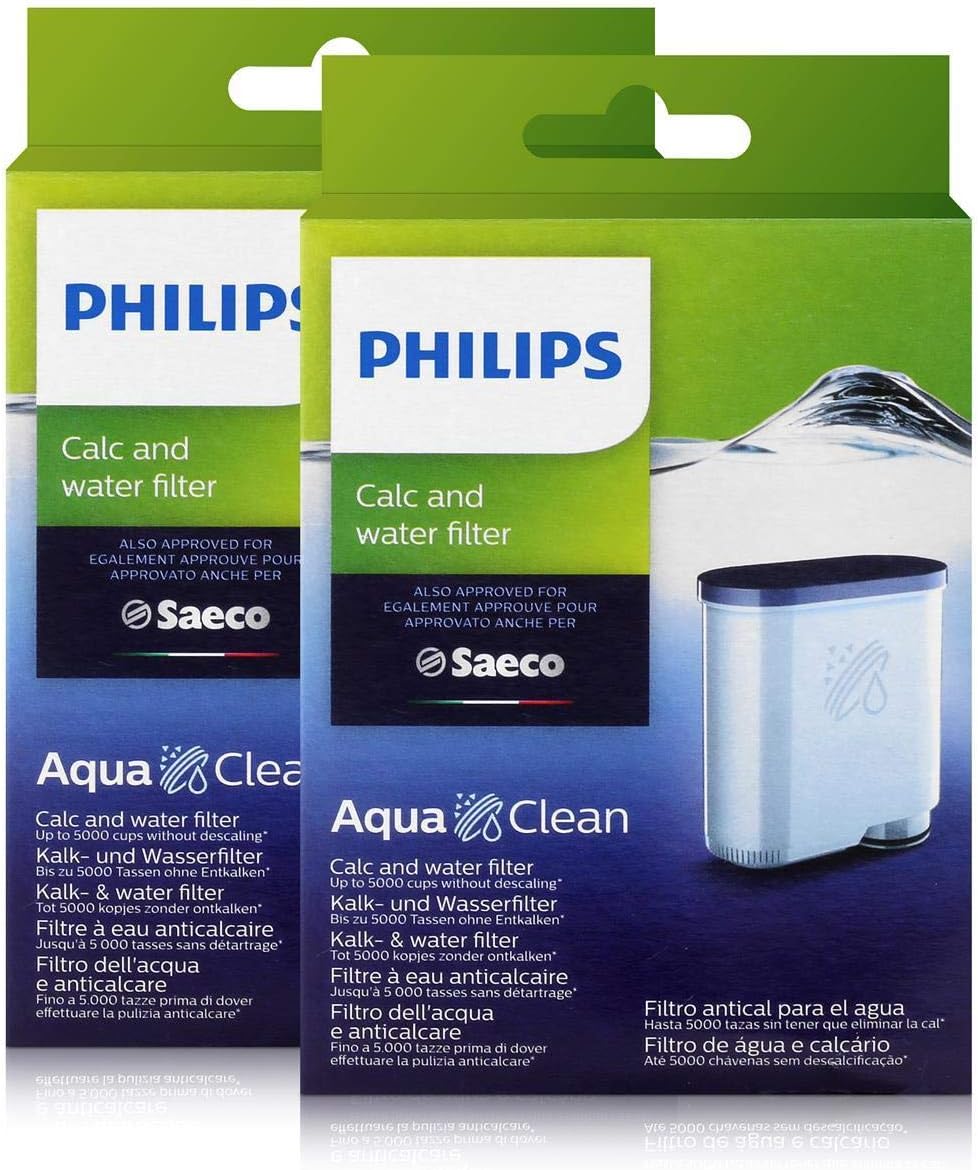 Philips 2 x Saeco Aqua Clean Calc and Water Filters