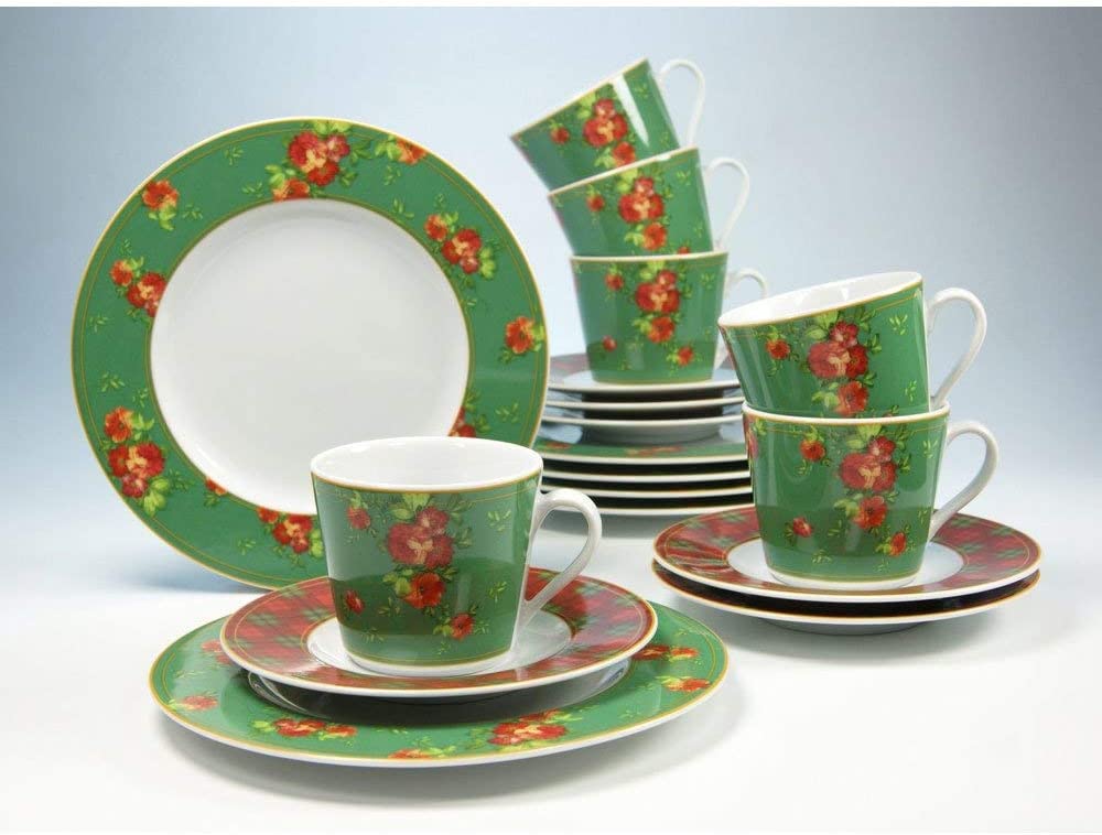 Creatable Country British Style 18-Piece Coffee Set