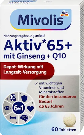 Mivolis Active 65+ Tablets 60 tablets, 51 g