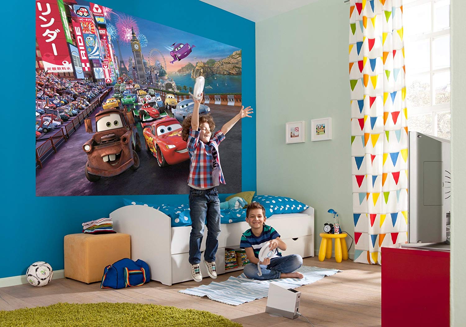 Komar Cars Race Wall Mural