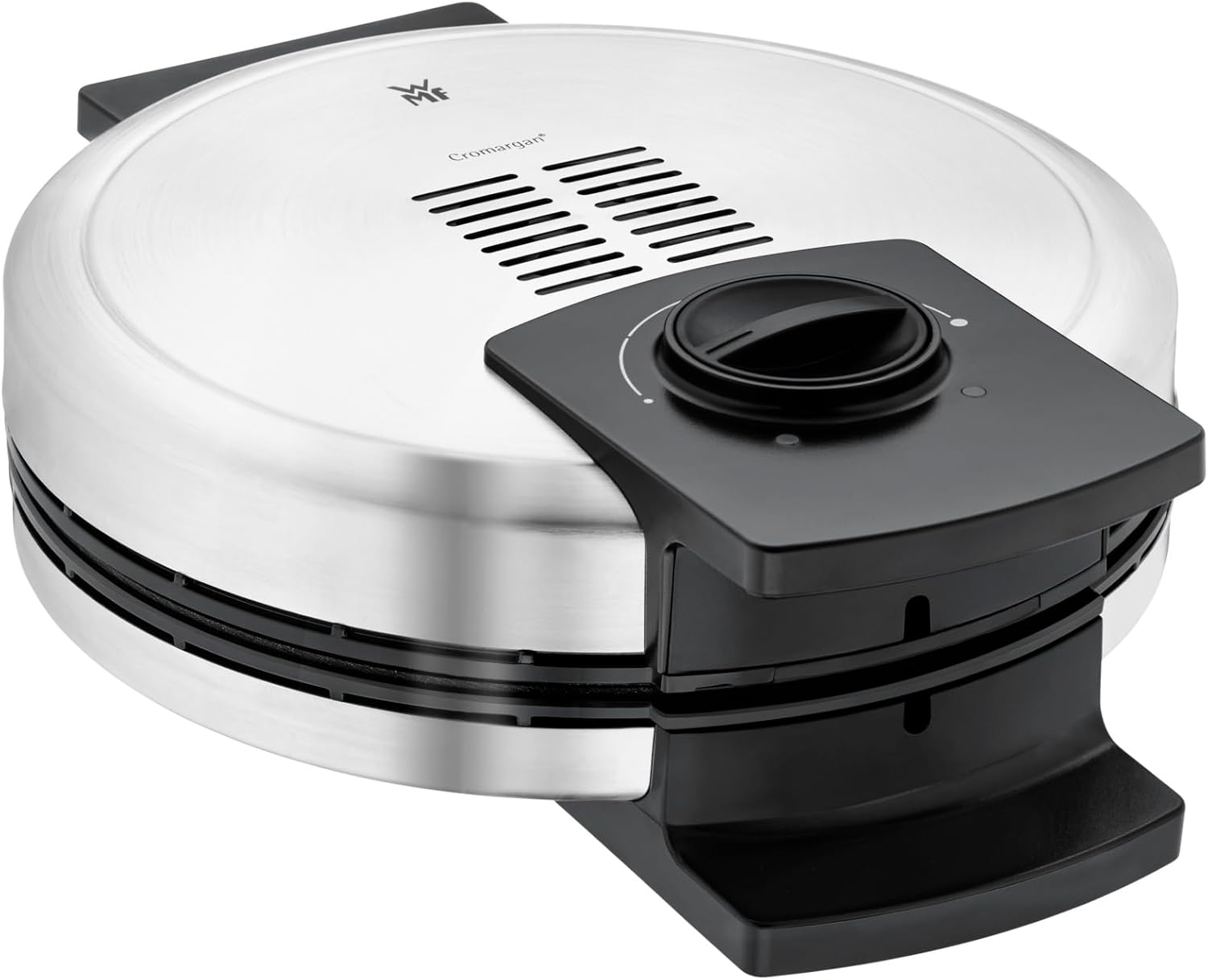 WMF Lono Waffle Iron Edition, Heart Waffle Iron, Fully Adjustable Browning Degree, 900 W, Cromargan Matte/Silver