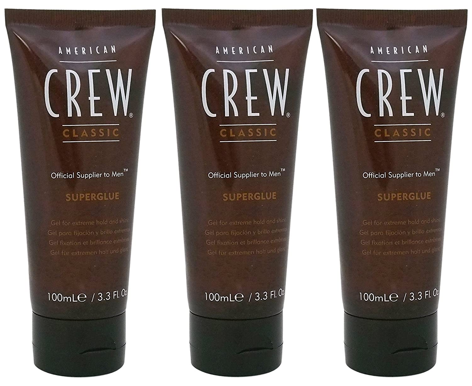 american Pack of 3 American Crew Super Glue 100ml Amazing Grip