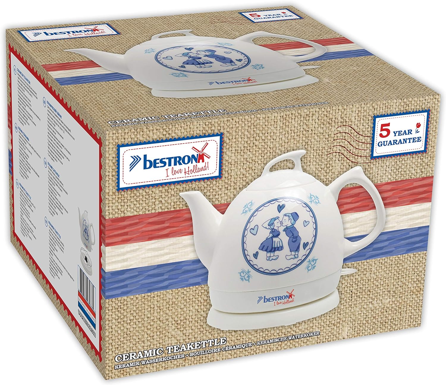 Bestron Dtp800Rp Kettle, White