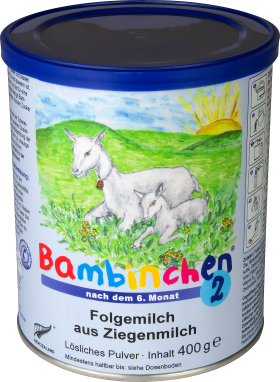 Bambinchen Follow-up milk 2 from goat's milk after the 6th month, 400 g
