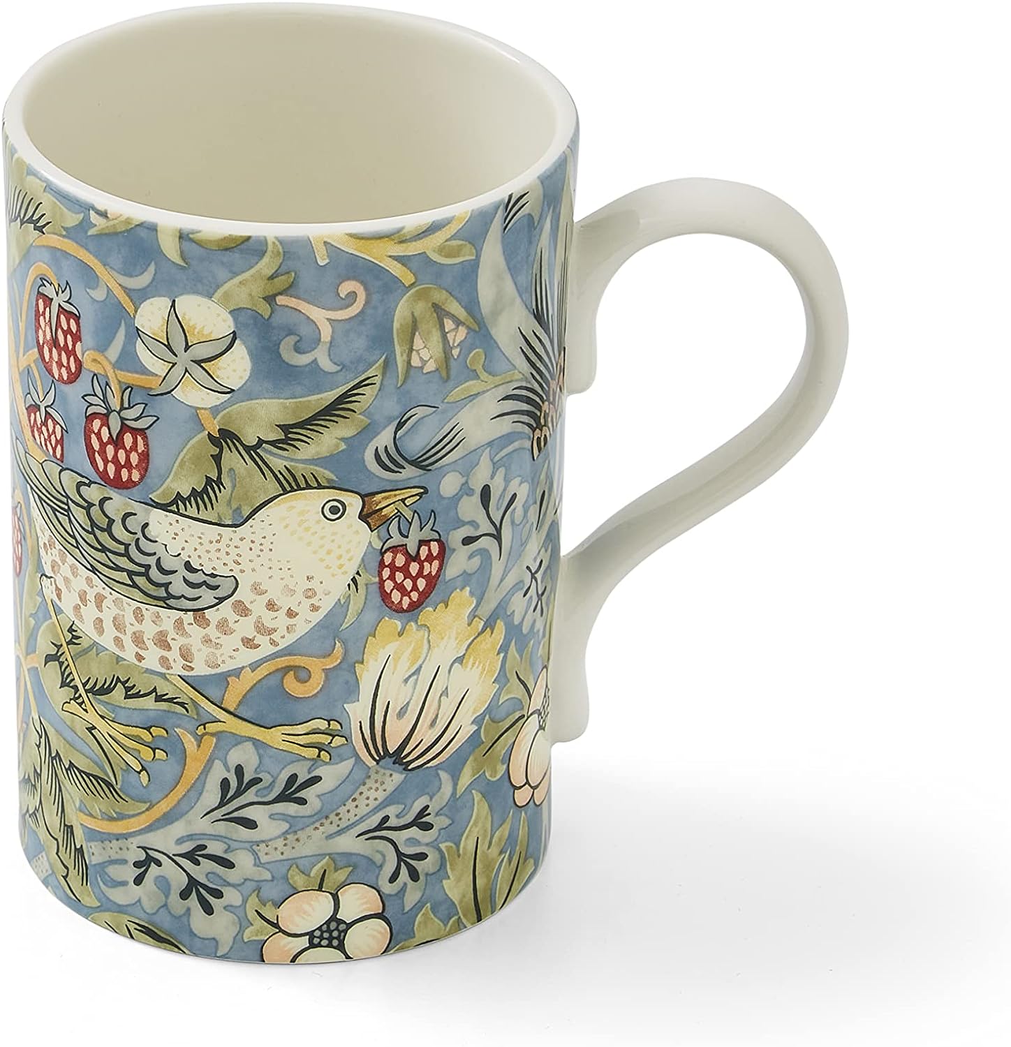 Portmeirion Morris & co MCOD48506-XT Spode Strawberry Thief Mug, Blue/Multicoloured, Porcelain