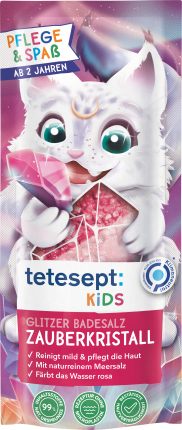 tetesept Children's bath additive Glitter Bath salt Magic crystal, 40 g