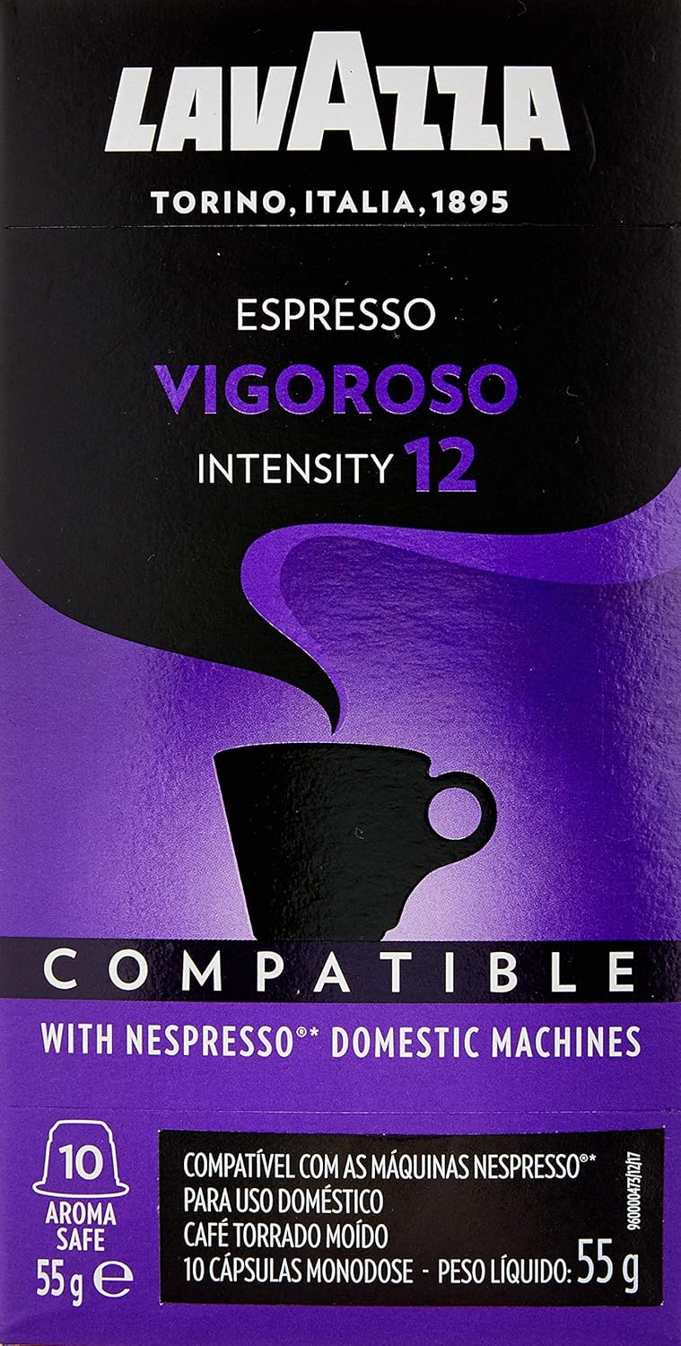 Lavazza Vigoroso Coffee Capsules 10 Pack X 8