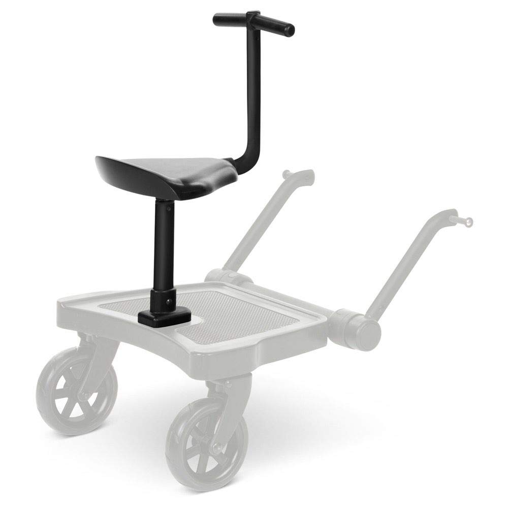 ABC Design Kiddie Ride On 2 Seat - Compatible with Kiddie Ride On 2 Footboard - Accessory for Pushchairs - Colour: Black