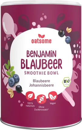 Oatsome Smoothie Bowl Powder Benjamin Blueberry, Blueberry & Currant, 400 g