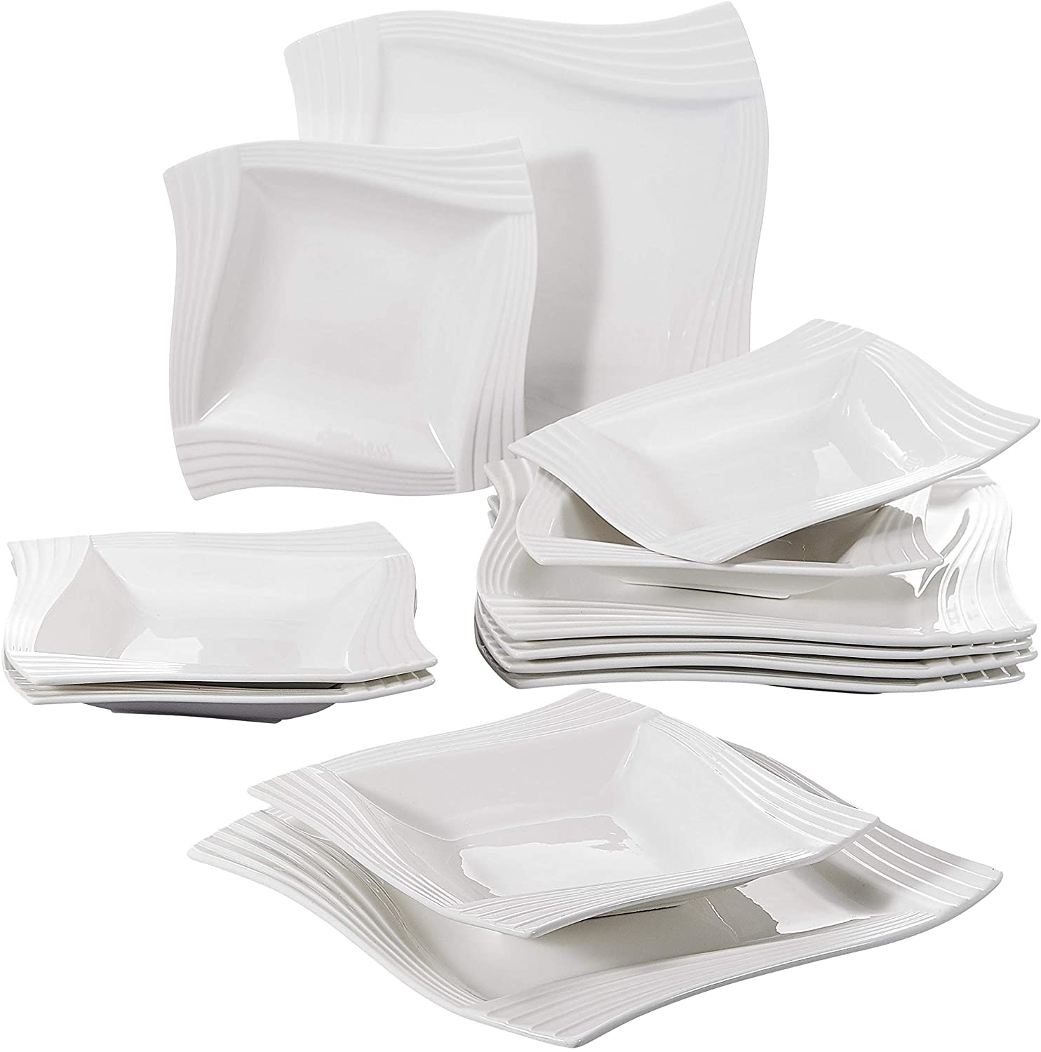 Malacasa Amparo Crockery Set