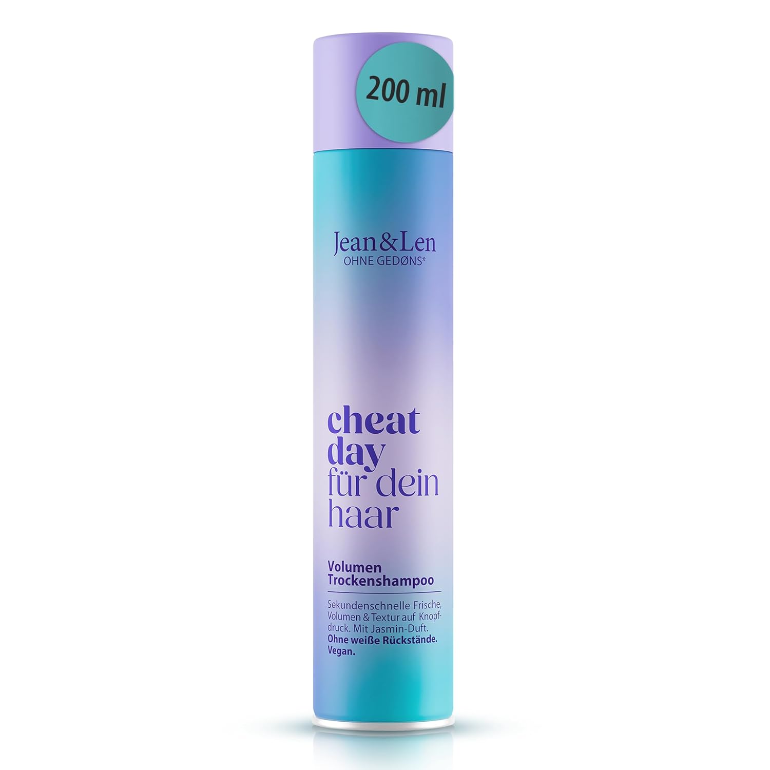 Jean & Len Dry Shampoo Volume, Easy to Brush Out, Provides Texture & Grip, with Instant Fresh Effect, Fresh and Floral Fragrance, No Parabens & Silicones, Vegan Dry Shampoo, 200 ml